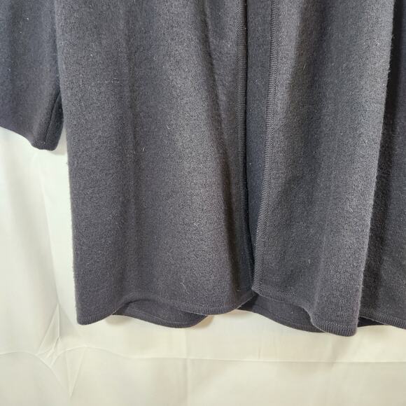 Vince 100% wool Charcoal blanket Coatigan Jacket - Picture 6 of 8